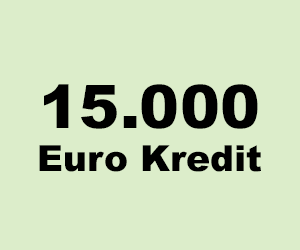 15000 Euro Kredit