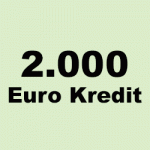 2000 Euro Kredit mit Sofortzusage