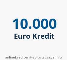 10.000 Euro Kredit