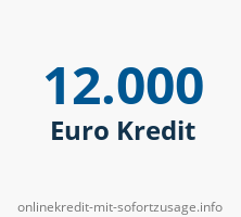 12000 Euro Kredit
